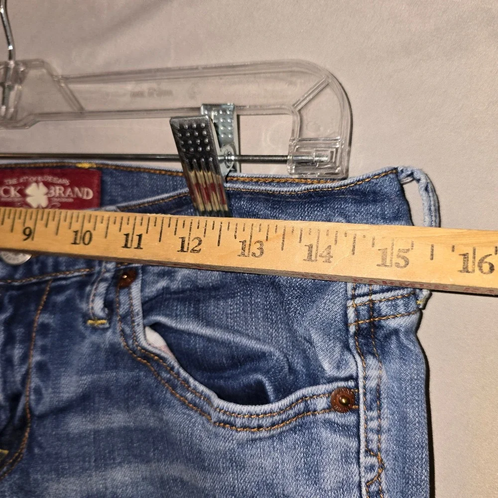 Lucky Brand Sweet N Crop straight Jeans 6/28 Womens Medium Wash Mid Rise Denim